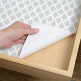 Con-Tact Brand Grip Prints Durable Non-Adhesive Non-Slip Shelf and Drawer Liner, 18'' x 4', Talisman Pale Grey