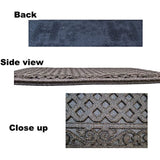 Apache Mills Textures Iron Lattice Entrance Mat, Walnut, 18-Inch By 30-Inch