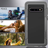 Pelican Samsung Galaxy S10 Case - Voyager (Clear/Grey)
