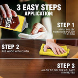 Milsek Furniture Polish and Cleaner with Lemon Oil, 12-Ounce, LM-12