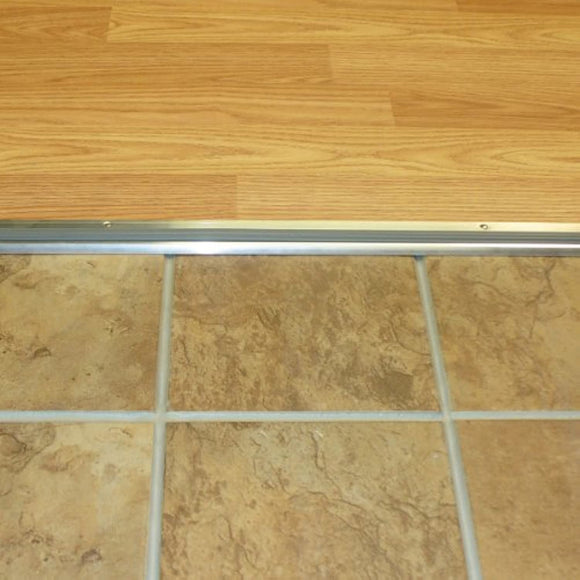 M-D Building Products 8243 M-D 0 Low Mini Heavy Duty Threshold with Replaceable Vinyl Insert, 36 in L X 1-3/8 in W, x 1-3/8