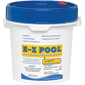 E-Z Pool Weekly All in 1 Concentrated Outdoor Swimming Pool Care Solution Blend