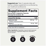 Ultra High Purity Hyaluronic Acid Capsules - 95%+ Highly Purified and Highly