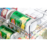 Stackable Can Rack Organizer, Storage for 36 cans - Great for the Pantry Shelf, Kitchen Cabinet or Counter-top. Stack Another Set on Top to Double Your Storage Capacity. (Chrome Finish), Standart