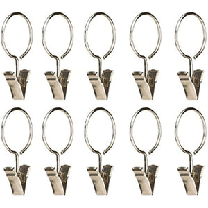 Umbra Drapery Clip Ring Nickel 1/2"