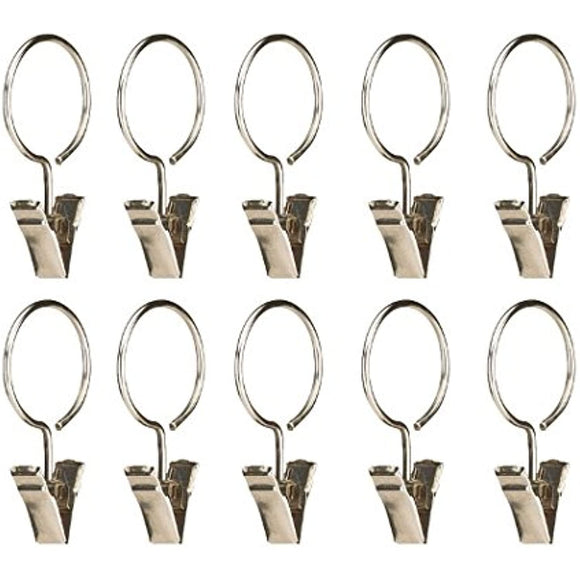 Umbra Drapery Clip Ring Nickel 1/2