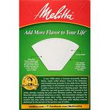 Melitta #4 Cone Coffee Filters, White, 100 Count