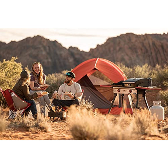 Camp Chef Deluxe BBQ Grill Box, Single Burner Accessory, Cooking Dimensions: 14 in. x 16 in