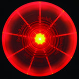 Nite Ize Flashflight LED Light Up Flying Disc, Glow in the Dark for Night Games, 185g, Red