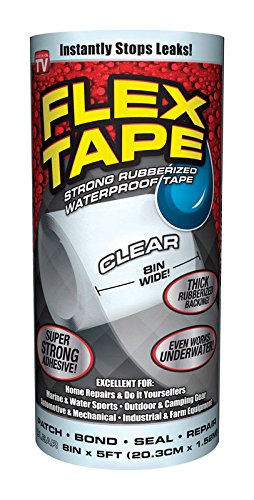 Triple Thick Adhesive Tape, Clear, 8-In. x 5-Ft.
