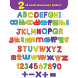 Magnetic Foam Letters and Numbers Premium Quality ABC, 93 Foam Alphabet Magnets | Educational Toy for Preschool Learning, Spelling, Counting in Canister