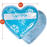 Reusable Gel Ice Packs, 6 Heart Shaped Hot and Cold Gel Bead Compression Therapy