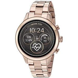 Michael Kors Women's Access Runway Stainless Steel Plated Touchscreen Watch Strap, RoseGoldTone, 17 (Model: MKT5046)