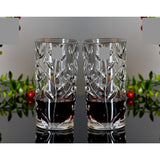 Crystal Highball Glasses [Set of 6] Drinking Glasses for Water, Juice, Beer,