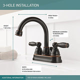 Peerless P299685LF-OB Apex Two Handle Bathroom Faucet, Oil Bronze