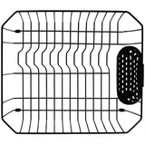 Rubbermaid Dish Drainer, Small, Black