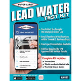 PRO-LAB Lead in Drinking Water Test Kit - Same kit used by Home Inspectors. You collect the sample, we analyze it. Results emailed within 1 week. $40 lab fee required for EPA Certified Lab analysis.