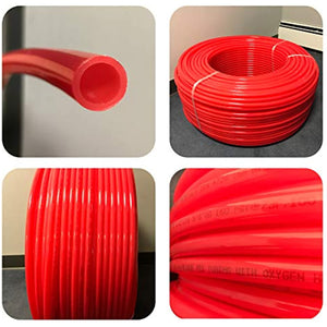 SUPPLY GIANT APR34100 PEX A Tubing for Potable Water Non-Barrier Pipe 3/4 in. x 100 Feet, Red