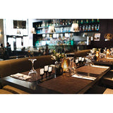 Elegant, Decorative Votive Candle Holder Centerpiece, 3 Glass Votive Cups On Wood Base/ Tray for Wedding Decoration Dining Table