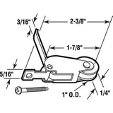 Slide-Co 11314 Adjustable Sliding Screen Door Roller, (2-pack)