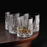Double Old Fashioned Glasses, Le'raze Posh Crystal Collection, Perfect for serving scotch, whiskey or mixed drinks (Set of 6 - 11Oz DOF Glasses)