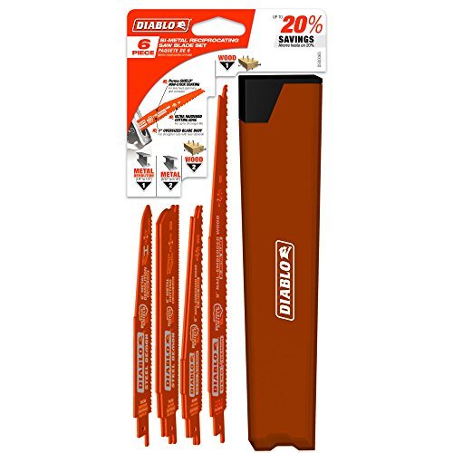 Diablo DS006S Reciprocating Saw Blade 6 Count