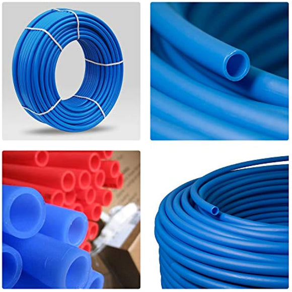 Supply Giant APB34100 PEX A Tubing for Potable Water Non-Barrier Pipe 3/4 in. x 100 Feet, Blue