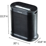 Honeywell HPA300 HEPA Air Purifier, Airborne Allergen Reducer for Large Rooms (465 sq ft), Black - Wildlfire/Smoke, Pollen, Pet Dander, and Dust Air Purifier