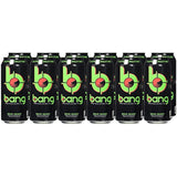 Bang Sour Heads Energy Drink, 0 Calories, Sugar Free with Super Creatine, 16 Fl Oz (Pack of 12)
