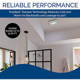 Broan-NuTone AE80LK Flex Bathroom Exhaust Ventilation LED Light, Energy Star Certified, 80 CFM, 0.7 Sones Bath Fan, White
