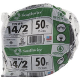 Southwire 13054222 14/2WG UF Wire 50-Foot