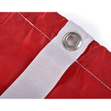 Shoulder Strap Laundry Bag - Drawstring Locking Closure, Durable Nylon Material, Large Capacity, Heavy Duty Stitching, Hands Free Carrying, Perfect for Laundromat or College Dorm. (Red | 30" x 40")