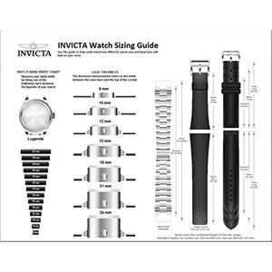 Invicta Men's 10491 Specialty Stainless Steel Watch with Leather Band