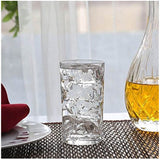 Crystal Highball Glasses [Set of 6] Drinking Glasses for Water, Juice, Beer,
