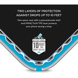 Speck Products Presidio Metallic Case for iPhone 8 Plus (Also fits 7 Plus and 6S/6 Plus), Taro Purple Metallic/Haze Purple