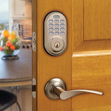 Yale Real Living Electronic Push Button Deadbolt Fully Motorized with Zwave Technology