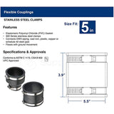 Supply Giant 6I42 Coupling, Black