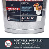 Behrens C17GS Galvanized Steel Utility Pail, 4-1/4 Gallon