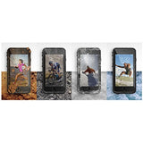 Lifeproof NÜÜD SERIES iPhone 6s Plus ONLY Waterproof Case (5.5" Version) - BLACK + Universal 2.0 Car Adapter (Retail Packing)