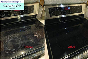Cerama Bryte Glass-Ceramic Cooktop Cleaning Pads for Stubborn Stains, 10 Count