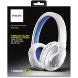 Philips SHB7000WT/10 Bluetooth Stereo Headset White/Blue