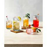 Elegant Highball Glasses {Set Of 12} Clear Heavy Base Tall Bar Glass, {16-oz} Drinking Glasses for Water, Juice, Beer, Wine, and Cocktails