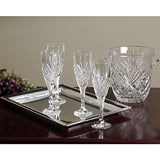 Elegant Crystal Ice Bucket with handles, wine cooler bucket, For weddings,events, parties