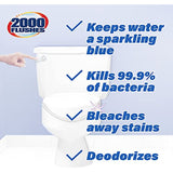2000 FLUSHES-20801 Blue Plus Bleach Automatic Toilet Bowl Cleaner, 3.5 OZ ( Pack