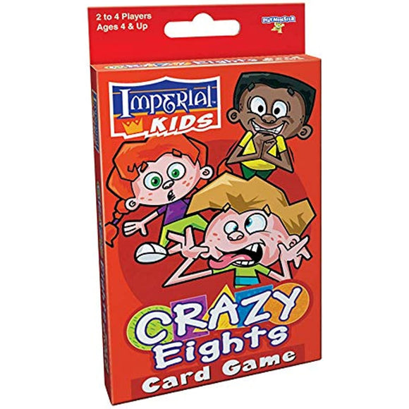 PlayMonster Imperial Kids Crazy Eights -- Classic Card Game with Colorful,