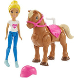 Barbie On The Go Caramel Pony and Doll