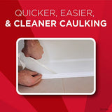 Magic Tub and Wall Peel and Caulk Strip - Create a Tight Seal Between the Bathtub and Wall to Keep Moisture Out - 1-5/8 Inch by 11 Feet - White