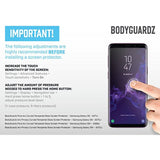 BodyGuardz - Pure Arc Ultra-Thin Tempered Glass Screen Protector for Samsung Galaxy S9