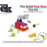 Kids Take Apart Toy Set, Fire Truck and Motorcycle - 65 Piece Build Your Own Vehicle Kit Includes Tools and Parts – Educational Construction and Fun Learning for Toddlers, Boys, Girls – EduKids