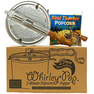 Whirley-Pop Popper Kit - Nylon Gears - Silver - 1 Real Theater All Inclusive Popping Kit